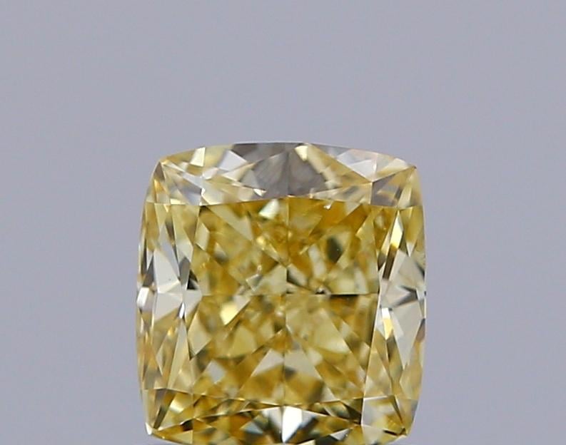 1.13 Ct. Fancy Fancy Yellow Cushion Lab Grown Diamond