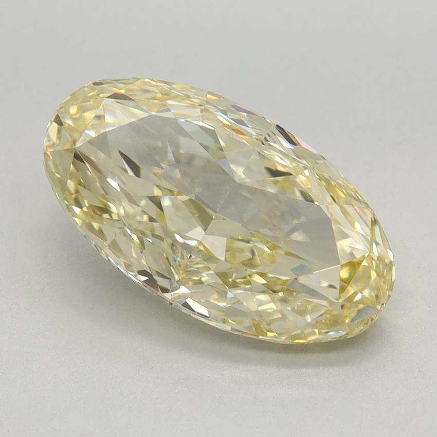 2.59 Ct. Fancy Intense Yellow Oval Lab Grown Diamond
