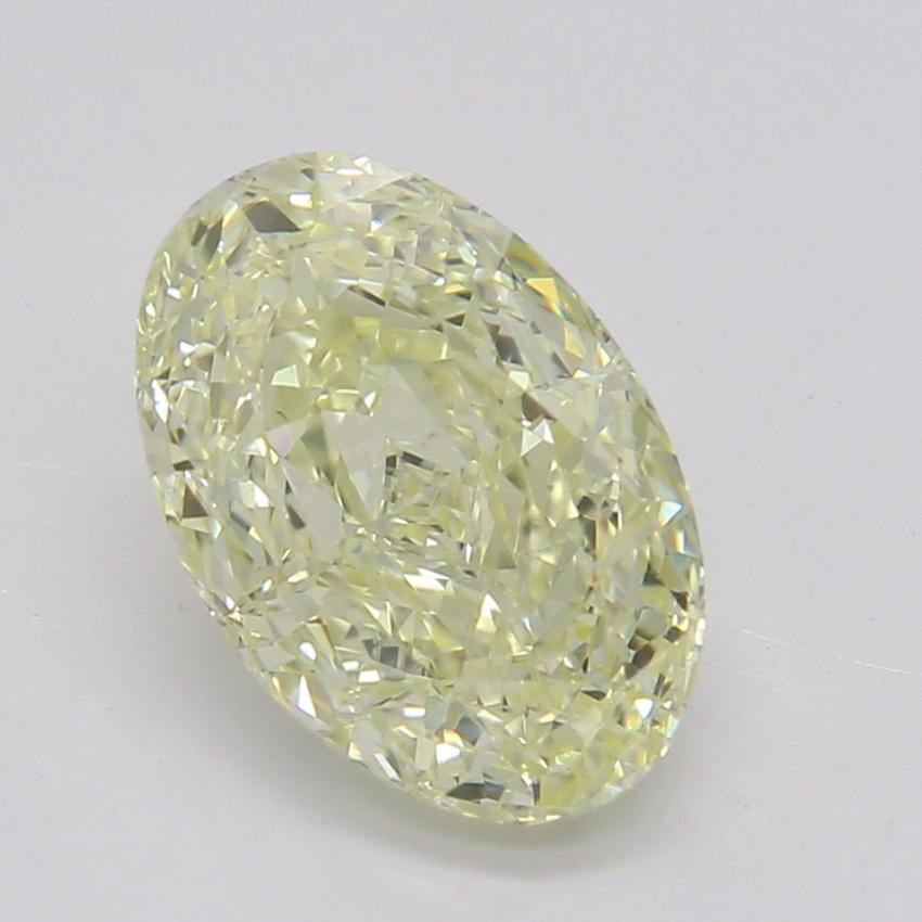 1.17 Ct. Fancy Light Yellow Oval Diamond
