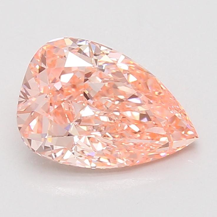 2.57 Ct. Fancy Vivid Pink Pear Lab Grown Diamond