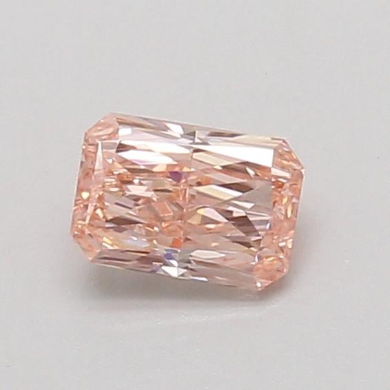 0.53 Ct. Fancy Vivid Pink Radiant Lab Grown Diamond
