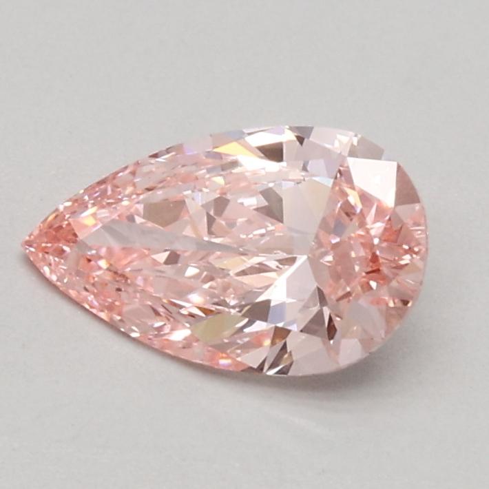 0.50 Ct. Fancy Intense Pink Pear Lab Grown Diamond