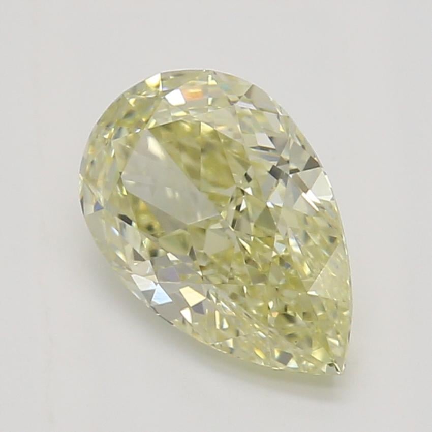 0.71 Ct. Fancy Light Yellow Pear Diamond