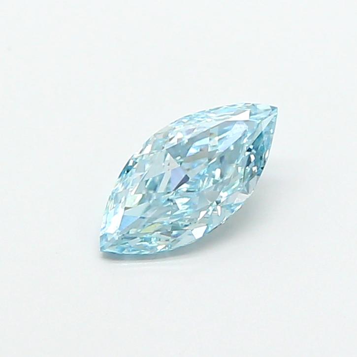 1.03 Ct. Fancy Vivid  Blue Marquise Lab Grown Diamond