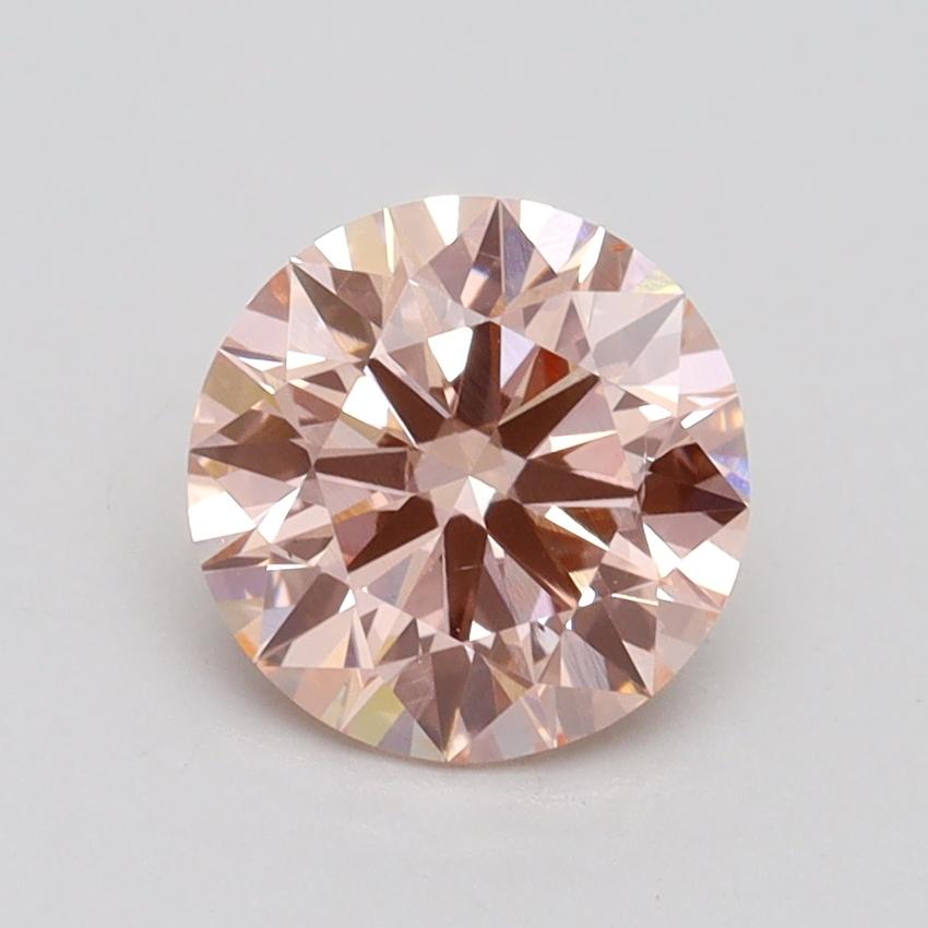 1.35 Ct. Fancy Intense Pink Round Lab Grown Diamond
