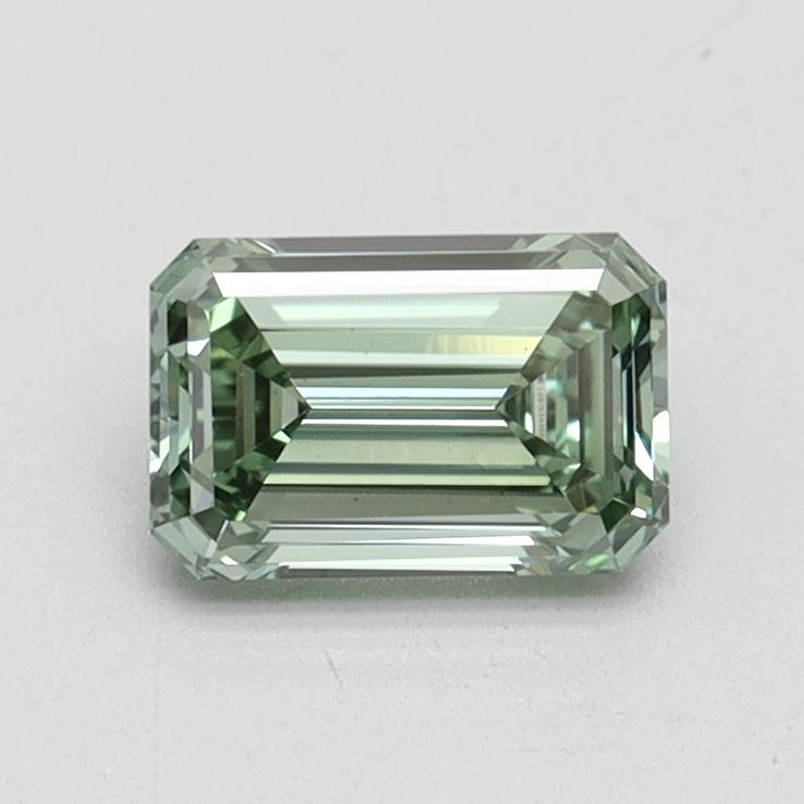 0.76 Ct. Fancy Intense Green Emerald Lab Grown Diamond