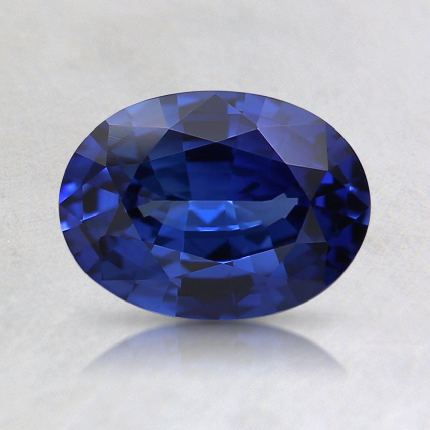 7.4x5.5mm Super Premium Blue Oval Sapphire
