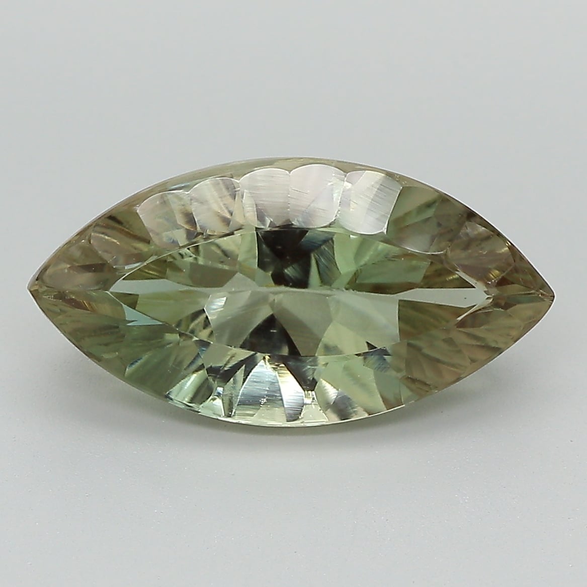 15.5x7.9mm Unheated Green Marquise Oregon Sunstone