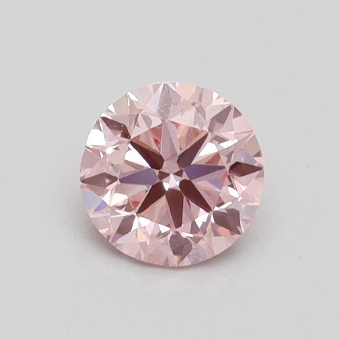 0.53 Ct. Fancy Intense Pink Round Lab Grown Diamond