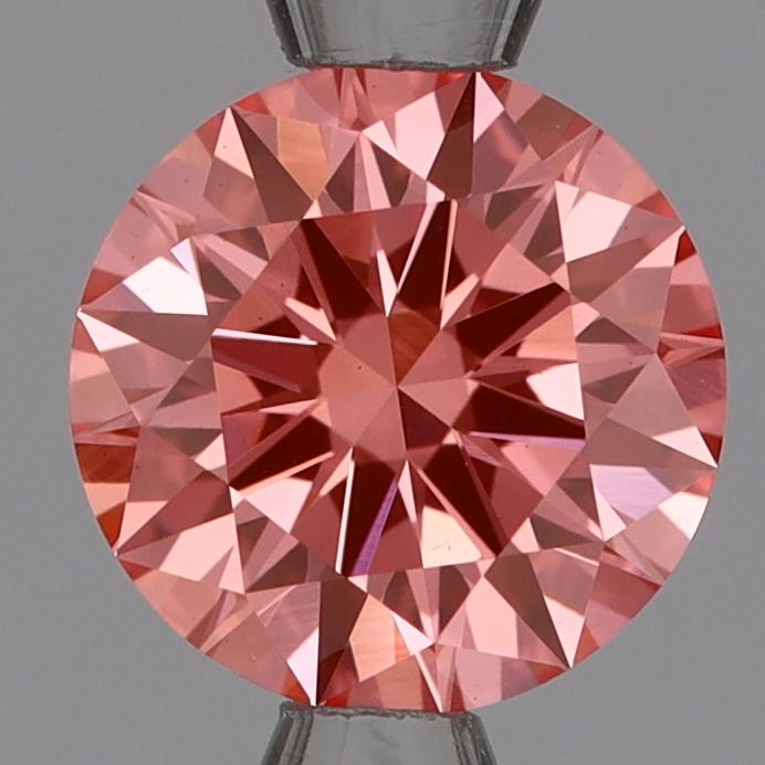 1.07 Ct. Fancy Vivid Pink Round Lab Grown Diamond