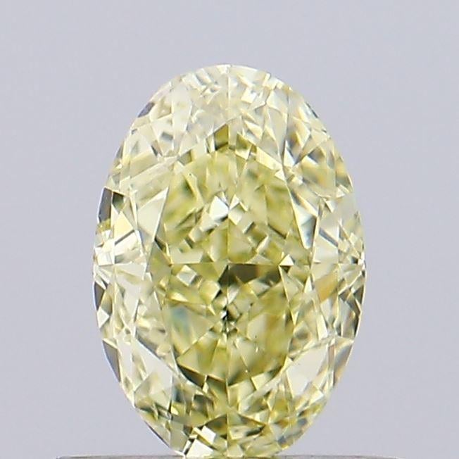 0.61 Ct. Fancy Yellow Oval Lab Grown Diamond
