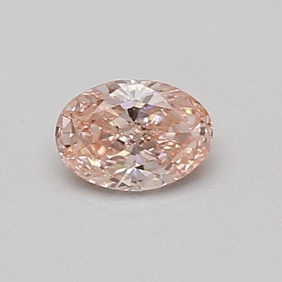 0.40 Ct. Fancy Intense Pink Oval Lab Grown Diamond