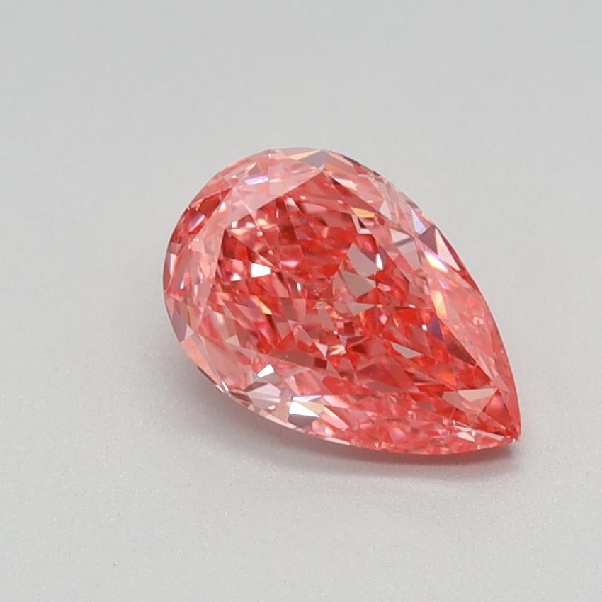 0.72 Ct. Fancy Vivid Pink Pear Lab Grown Diamond