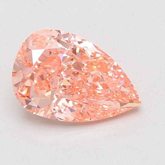 1.53 Ct. Fancy Vivid Pink Pear Lab Grown Diamond