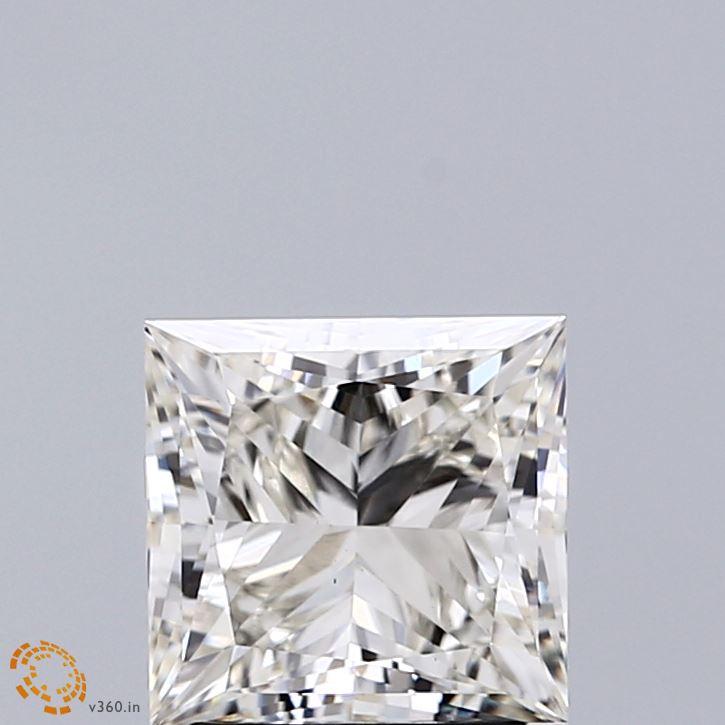 1.92 Ct. Fancy Vivid Pink Princess Lab Grown Diamond