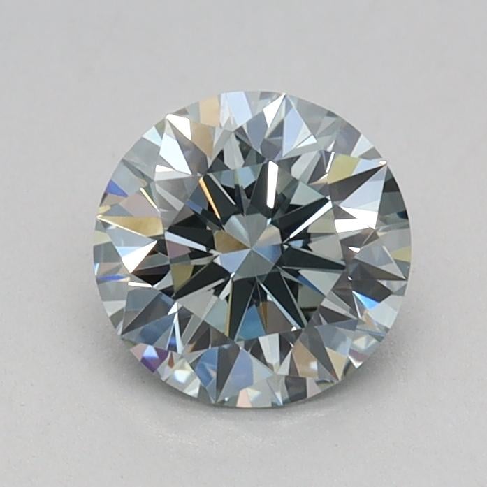 0.57 Ct. Fancy Intense Green Round Lab Grown Diamond