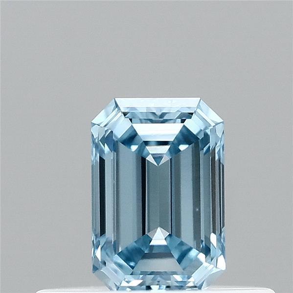 0.32 Ct. Fancy Vivid Blue Emerald Lab Grown Diamond