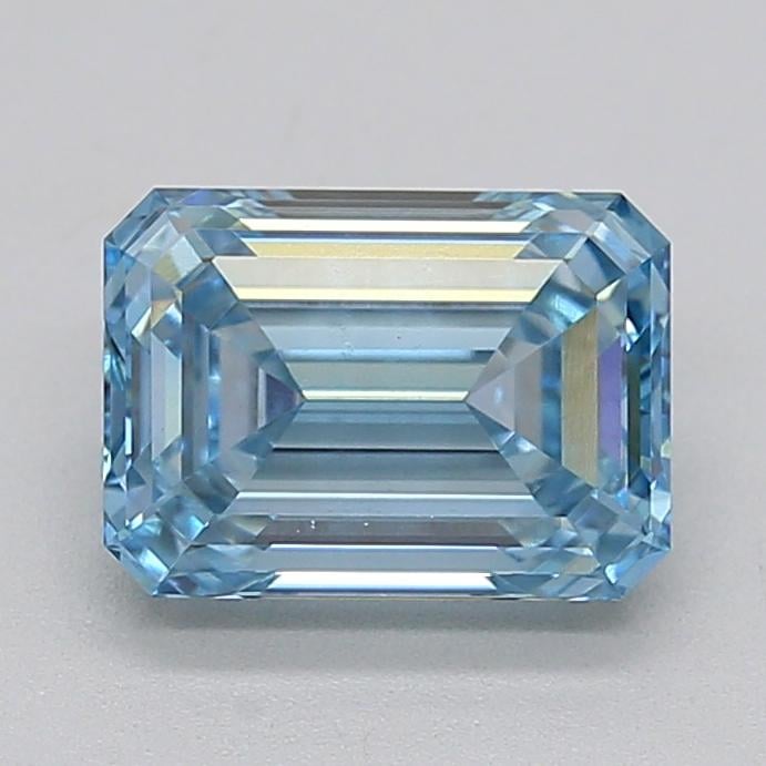 1.62 Ct. Fancy Intense  Blue Emerald Lab Grown Diamond
