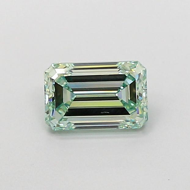 0.94 Ct. Fancy Intense  Green Emerald Lab Grown Diamond