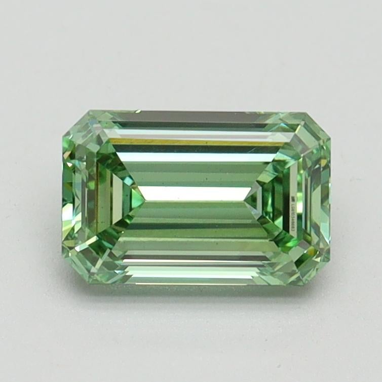 1.01 Ct. Fancy Vivid Pacific Green Emerald Lab Grown Diamond