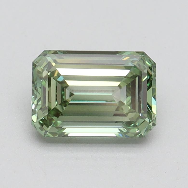1.05 Ct. Fancy Intense Green Emerald Lab Grown Diamond