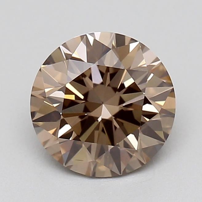 0.69 Ct. Fancy  Brown Round Lab Grown Diamond