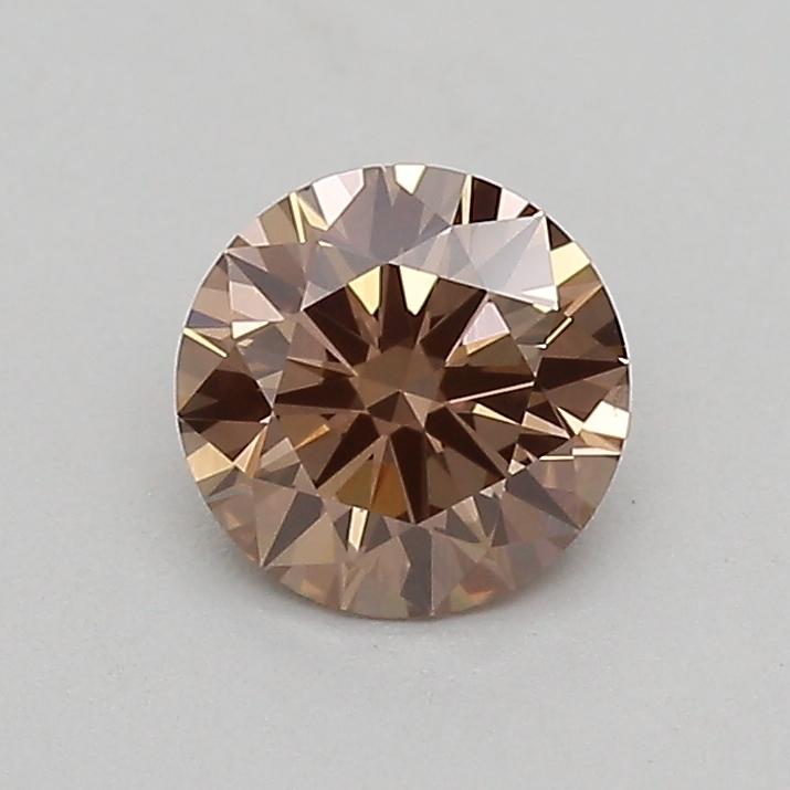 0.37 Ct. Fancy  Brown Round Lab Grown Diamond