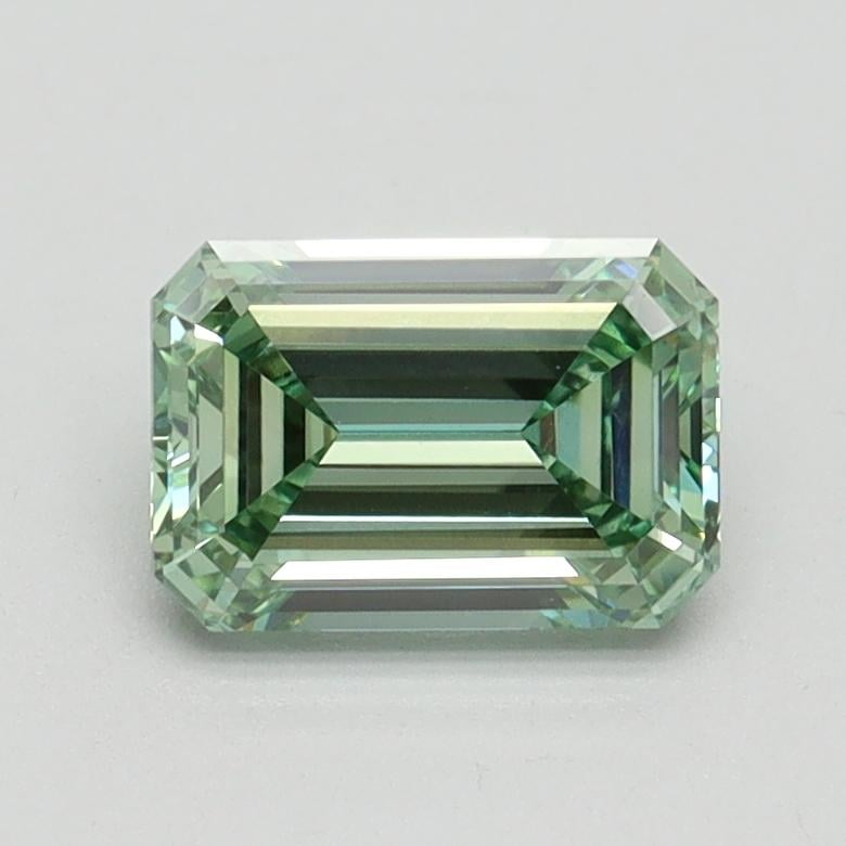 1.06 Ct. Fancy Intense Green Emerald Lab Grown Diamond