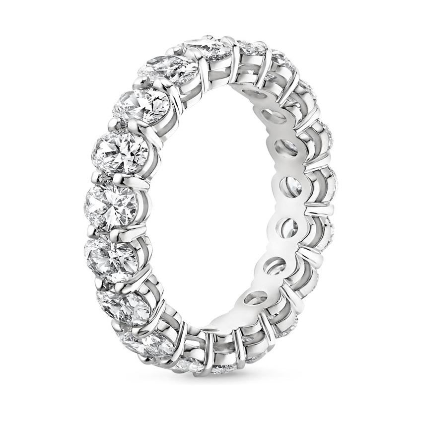 Oval Eternity Diamond Ring (3 ct. tw.) in Platinum