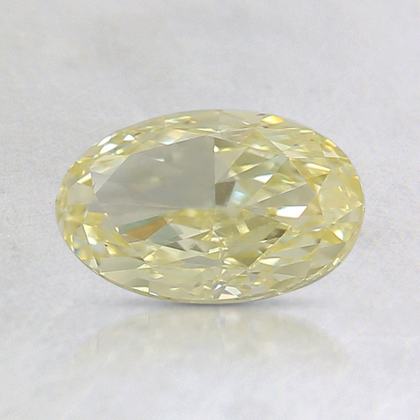 0.90 Ct. Fancy Yellow Oval Diamond