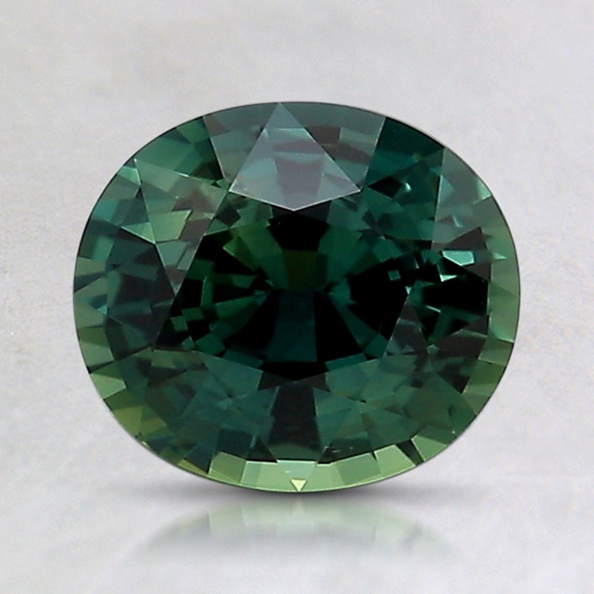 7.6x6.7mm Unheated Blue Oval Sapphire