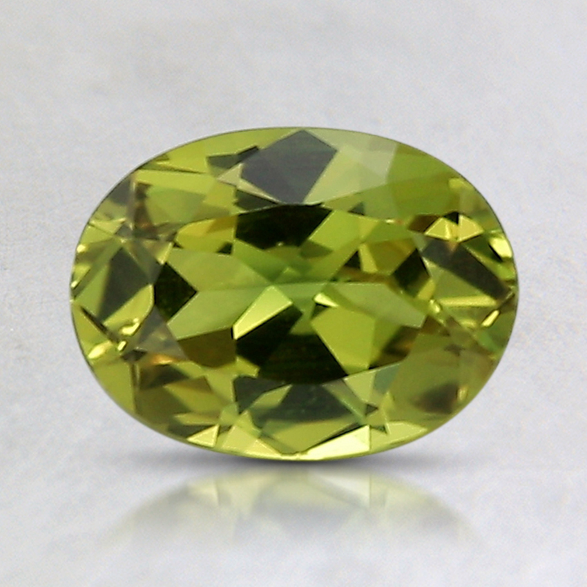 7.8x5.8mm Unheated Yellow Oval Australian Sapphire