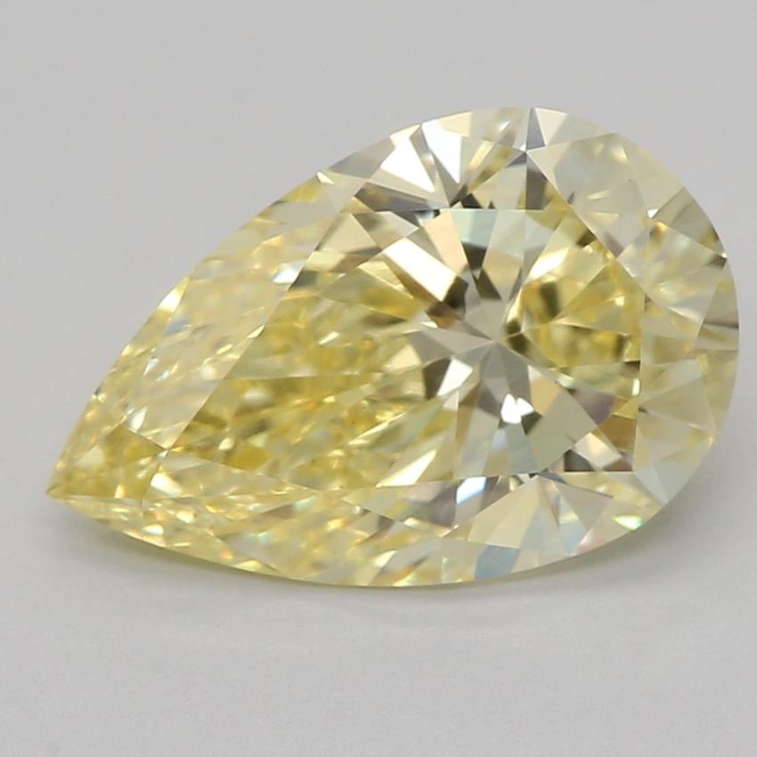 1.59 Ct. Fancy Intense Yellow Pear Lab Grown Diamond