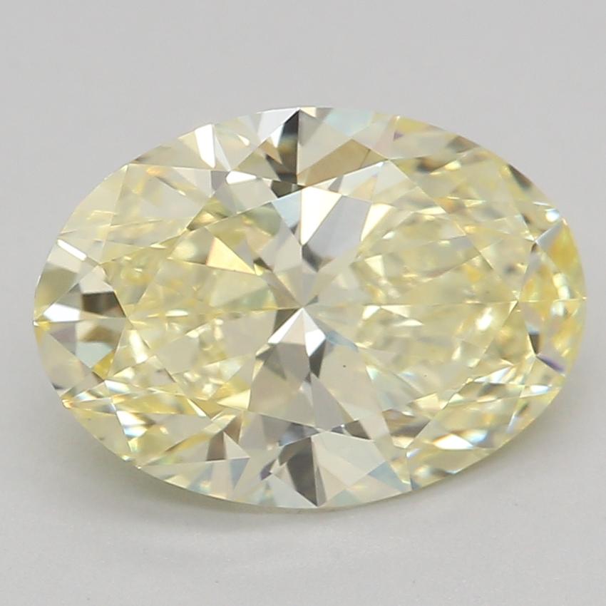 1.55 Ct. Fancy Intense Yellow Oval Lab Grown Diamond