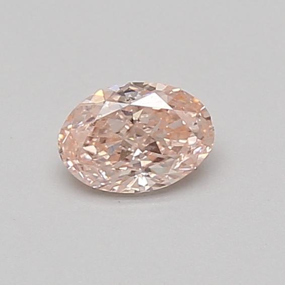 0.38 Ct. Fancy Intense Pink Oval Lab Grown Diamond