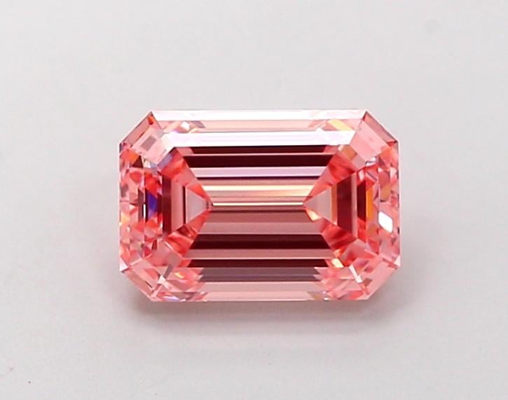1.18 Ct. Fancy Vivid  Pink Emerald Lab Grown Diamond