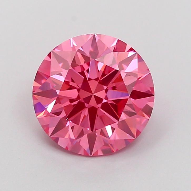 2.05 Ct. Fancy Vivid  Pink Round Lab Grown Diamond