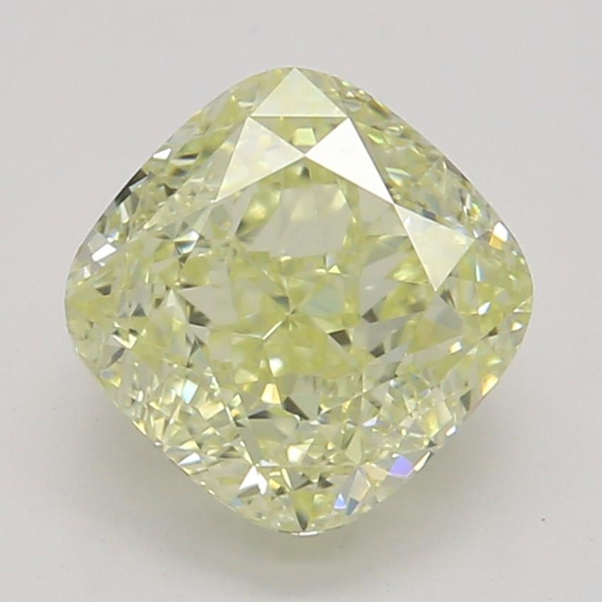 1.01 Ct. Fancy Light Yellow Cushion Diamond