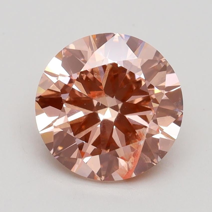 2.02 Ct. Fancy Intense Pink Round Lab Grown Diamond