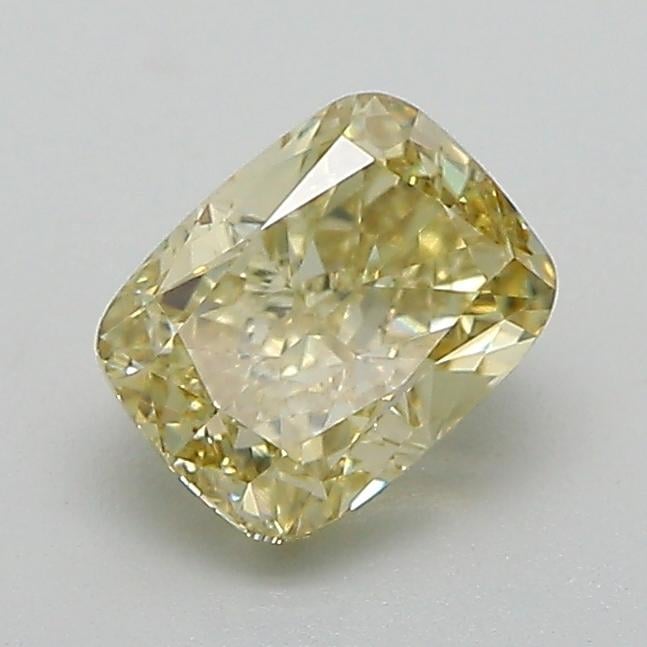 1.12 Ct. Fancy  Yellow Cushion Lab Grown Diamond