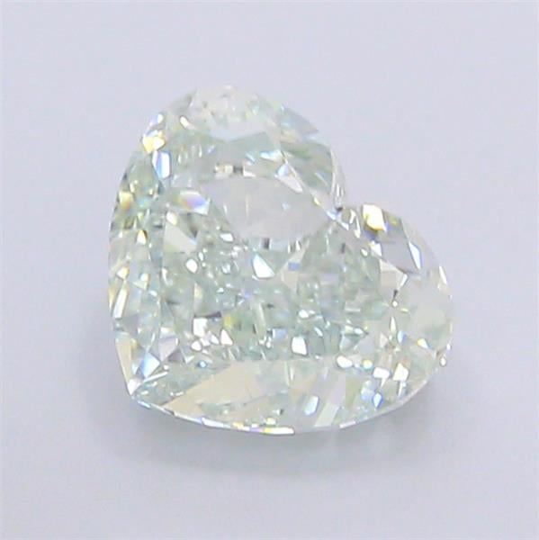 2.51 Ct. Fancy Intense  Green Heart Lab Grown Diamond
