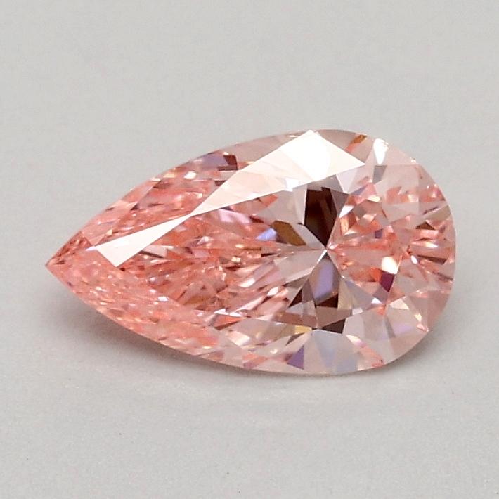 0.50 Ct. Fancy Vivid Pink Pear Lab Grown Diamond