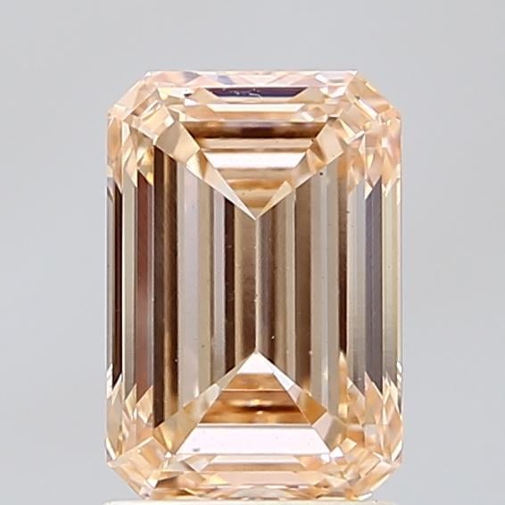 2.01 Ct. Fancy Brownish Orange Emerald Lab Grown Diamond