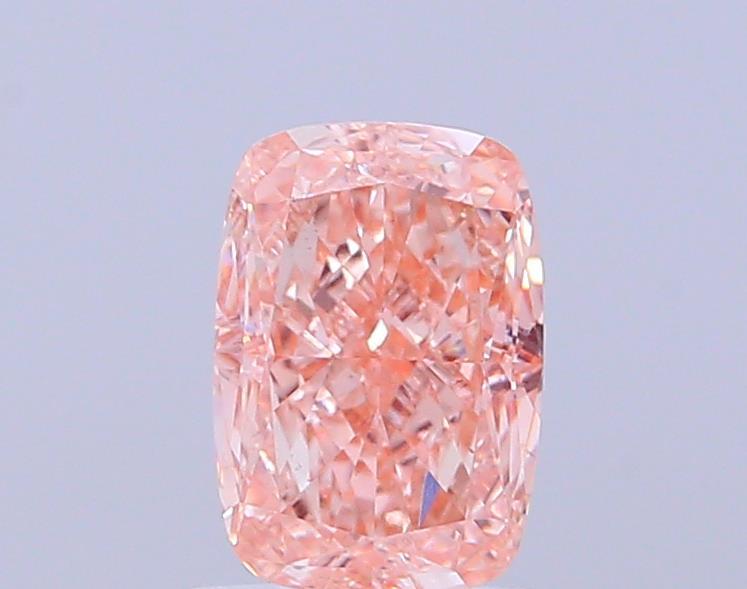 1.34 Ct. Fancy Intense Pink Cushion Lab Grown Diamond