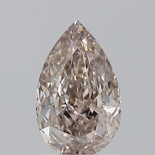 0.61 Ct. Fancy Pinkish Brown Pear Diamond