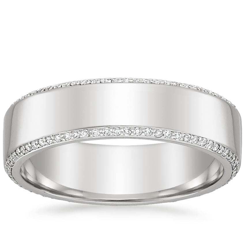 Men's eternity diamond wedding on sale bands