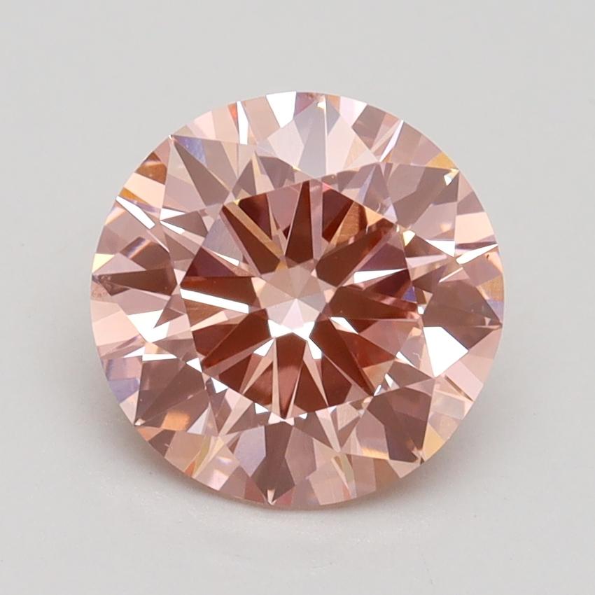 2.02 Ct. Fancy Intense Pink Round Lab Grown Diamond
