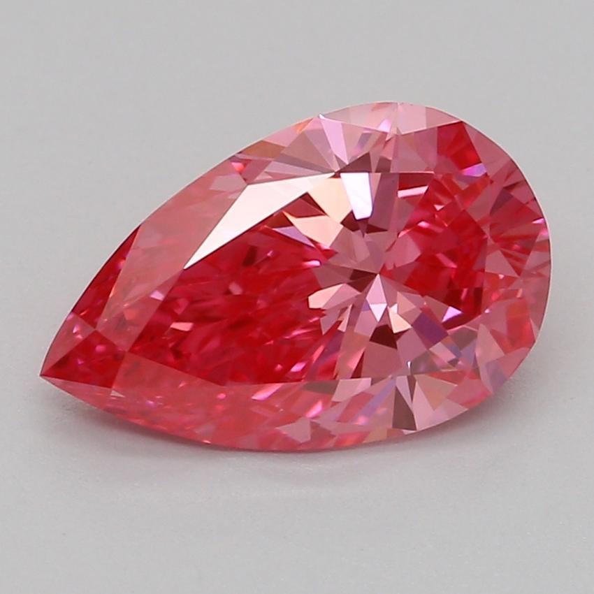 1.02 Ct. Fancy Vivid Pink Pear Lab Grown Diamond