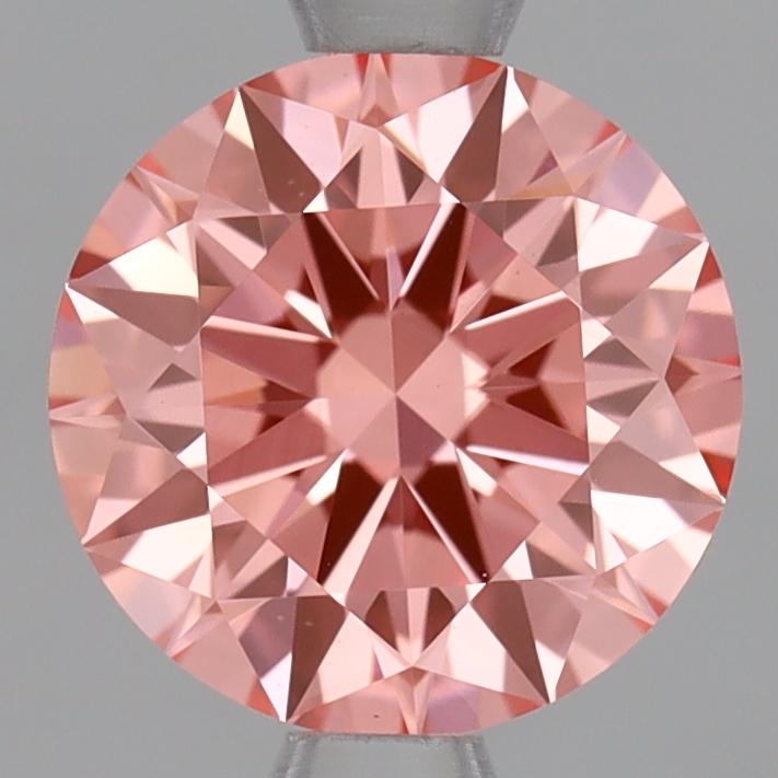 1.09 Ct. Fancy Vivid Pink Round Lab Grown Diamond