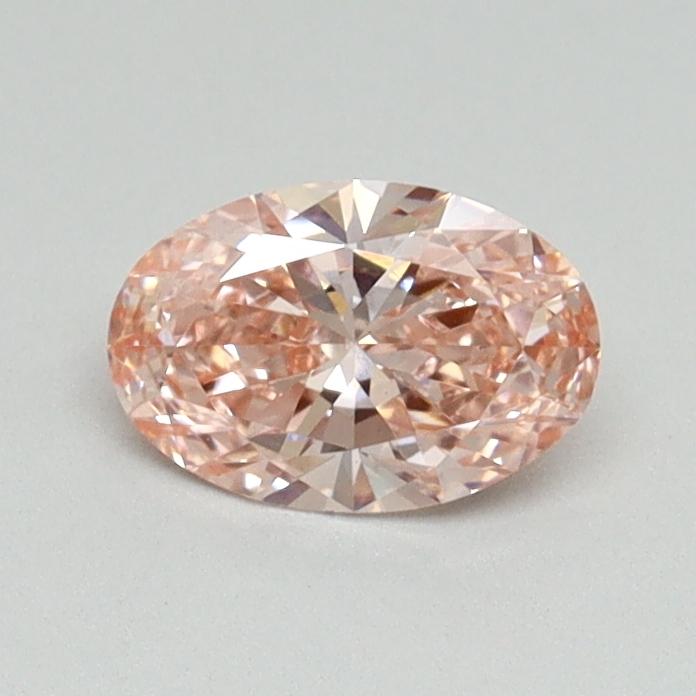0.50 Ct. Fancy Intense Pink Oval Lab Grown Diamond